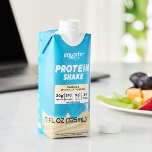 Equate High Performance Protein Shake, Vanilla, 30g Protein, 11 fl oz, 4 Count - Image 7
