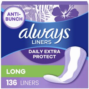 Always Anti-Bunch Xtra Protection Daily Liners, Long, Unscented, 108 CT - Image 15