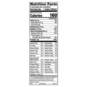 Equate High Performance Protein Nutrition Shake, Chocolate, 11 fl oz, 4 Count - Image 12
