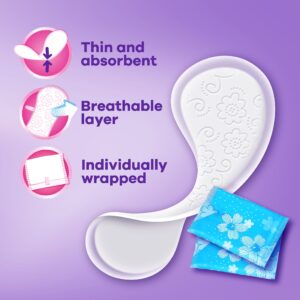 Always Daily Fresh Thin Panty Liners, Regular Absorbency, Unscented, 120 Count - Image 9