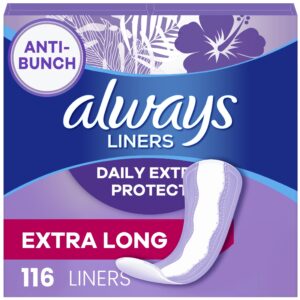Always Daily Extra Protect Panty Liners, Extra Long Length, Unscented, 116 Count - Image 13