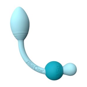 plusOne Weighted Silicone Kegel Exerciser, Build Strength, 3 Weight Sizes - Image 2