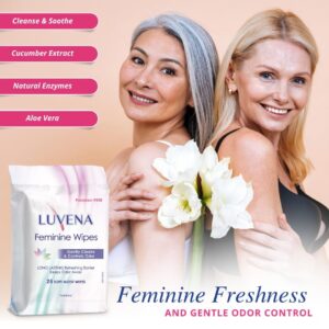 Luvena Anti-Itch Medicated Feminine Wipes, Resealable- 25 Ea - Image 2
