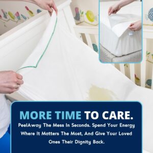 Peelaways Waterproof Disposable Bed Sheets – As Seen On Shark Tank | 5-Layer Absorbent Wellness Sheets for Elderly, Homecare, Hospital Use and Travel - Image 7