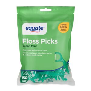 Equate Floss Picks, Clean Mint Flavor (75 Count), Compare to Oral-B® Glide + Scope® Outlast® - Image 10