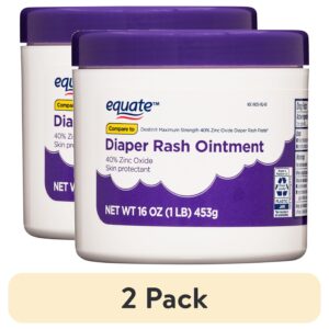 Equate Diaper Rash Ointment with 40% Zinc Oxide, 16 oz, Compare to Desitin® Maximum Strength 40% Zinc Oxide Diaper Rash Paste - Image 6