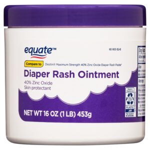 Equate Diaper Rash Ointment with 40% Zinc Oxide, 16 oz, Compare to Desitin® Maximum Strength 40% Zinc Oxide Diaper Rash Paste - Image 7