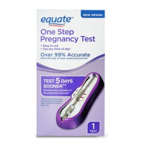 Equate One Step Pregnancy Test, Can Tell You 5 Days Sooner Than Your Missed Period, 1 Count - Image 4