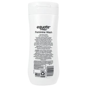 Equate Feminine Wash for Sensitive Skin, Soft & Delicate, 15 fl oz - Image 5