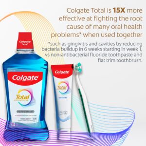 Colgate Total Alcohol Free Mouthwash, Peppermint, 1.0 L - Image 43
