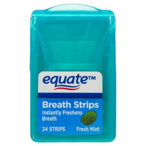 Equate Fresh Mint Oral Care Breath Strips (5 Packs of 24 Strips), Compare to Listerine® PocketPaks® Breath Strips - Image 2