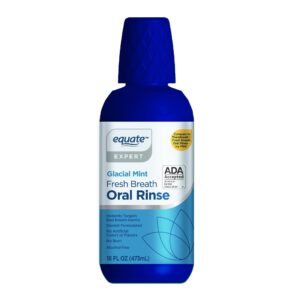 Equate Glacial Mint Fresh Alcohol-Free Oral Rinse, 16 fl oz, Compare to TheraBreath® Fresh Breath Oral Rinse - Icy Mint - Image 15