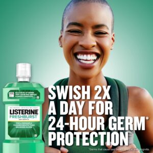 Listerine Freshburst Antiseptic Mouthwash Oral Care, Mint, 1.5 L - Image 3