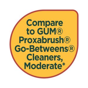 Equate Interdental Brushes with Anti-Bacterial Caps for Moderate Size Spaces, Mint Flavor (20 Count), Compare to GUM® Proxabrush® Go-Between® Cleaners, Moderate - Image 4