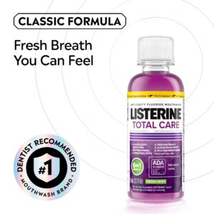 Listerine Total Care Anticavity Fluoride Travel Mouthwash, Fresh Mint, 95 mL - Image 2