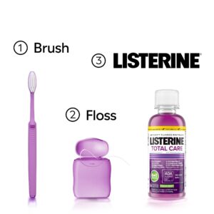 Listerine Total Care Anticavity Fluoride Travel Mouthwash, Fresh Mint, 95 mL - Image 6