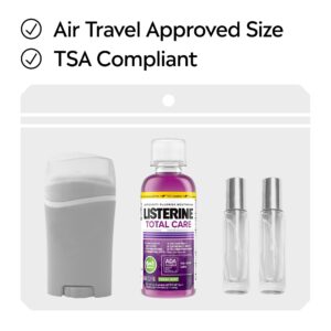 Listerine Total Care Anticavity Fluoride Travel Mouthwash, Fresh Mint, 95 mL - Image 8