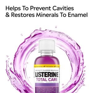 Listerine Total Care Anticavity Fluoride Travel Mouthwash, Fresh Mint, 95 mL - Image 10