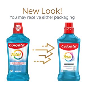 Colgate Total Alcohol Free Mouthwash, Peppermint, 1.0 L - Image 92