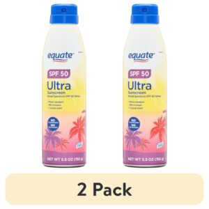 Equate Ultra Broad Spectrum Sunscreen Spray, SPF 50, 5.5 oz - Image 10