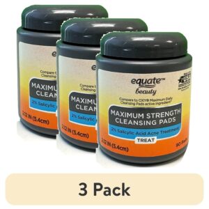 Equate Maximum Strength Cleansing Pads with 2% Salicylic Acid for Acne Care (90 Count), Compare to OXY® Maximum Daily Cleansing Pads Active Ingredient - Image 3