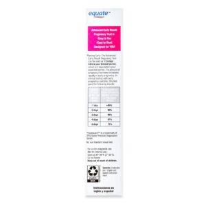 Equate Advanced Early Pregnancy Test with Flood Guard, Can Tell You 5 Days Sooner Than Your Missed Period (2 Count), Compare to First Response® - Image 6