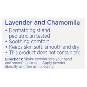 Equate Baby Pure Cornstarch Baby Powder with Lavender and Chamomile, 22 oz - Image 3