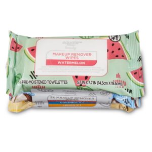 Equate Beauty Makeup Remover Wipes - Watermelon, Coconut & Lemon, 3 Pack