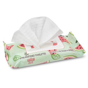 Equate Beauty Makeup Remover Wipes - Watermelon, Coconut & Lemon, 3 Pack - Image 4