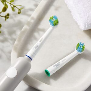 Equate EasyFlex Total Power Replacement Brush Heads for Most Oral-B® Power Toothbrushes, White (2 Count), Compare to Oral-B® Precision Clean® - Image 2