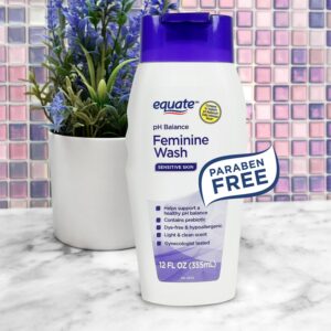 Equate pH Balance Feminine Wash for Sensitive Skin, 12 fl oz, Compare to Vagisil® pH Balance® Daily Intimate Wash - Image 2