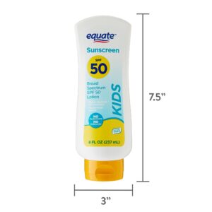 Equate Kids Broad Spectrum Sunscreen Lotion, SPF 50, 8 fl oz - Image 7