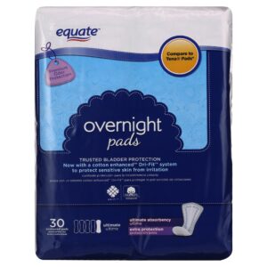 Equate Options Women's Incontinence Pads, Unscented, Overnight (120 Count) - Image 6