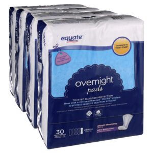 Equate Options Women's Incontinence Pads, Unscented, Overnight (120 Count) - Image 7