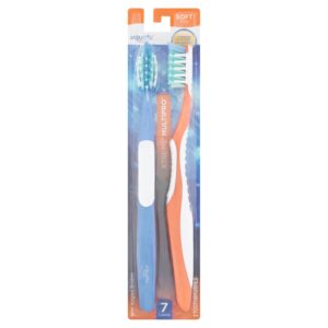 Equate Pure Health Toothbrush with Tongue & Cheek Cleaner, Soft Bristles (4 Count), Compare to Oral-B® Crossaction™ All In One™ - Image 16