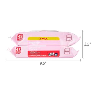 Equate Sensitive Wipes, Unscented, for Women's Health, 96 wipes - Image 7