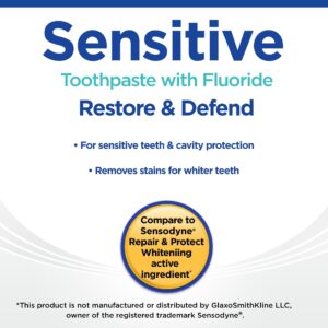 Equate Restore & Defend Sensitive, 3.4 oz, Compare to Sensodyne® Repair & Protect Whitening Active Ingredient - Image 4