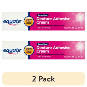 Equate Super Hold Denture Adhesive Cream, 2.4 oz, Compare to Super Poligrip® Original - Image 9