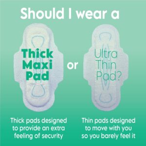 Equate Ultra Thin Pads with Wings, Extra Heavy Overnight, Unscented, 68 Count - Image 5