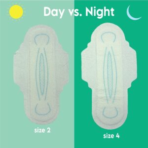 Equate Ultra Thin Pads with Wings, Extra Heavy Overnight, Unscented, 68 Count - Image 8