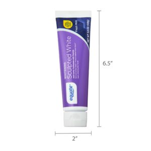 Equate Whitening Sculpted White Toothpaste, Fresh Mint, 3.8 oz, Compare to Crest® 3D White® Radiant Mint Active Ingredient - Image 6