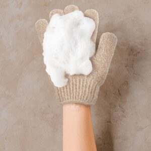 Exfoliating Bath Gloves, 2 Pair - Image 3
