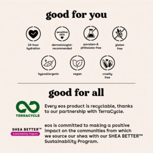 eos Shea Better Body Lotion- Crème de Pistachio, Soothes Dry Skin, 16 fl oz - Image 7