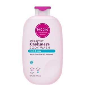 eos Shea Better Cashmere Body Wash - Fresh & Cozy, Creamy Gel Formula, 16 oz. - Image 1