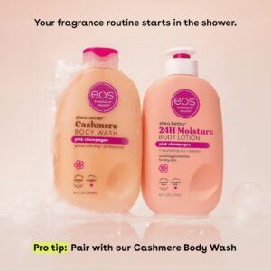 eos Shea Better Body Lotion for Dry Skin, Pink Champagne, 16 fl oz - Image 5