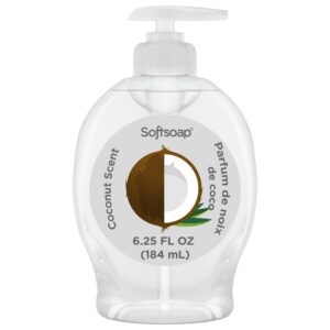 Softsoap Liquid Hand Soap, Coconut Scent, 6.25 fl oz Pump Bottle - Image 1