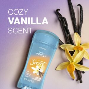 Secret Fresh Clear Gel Antiperspirant Deodorant for Women, Cozy Vanilla Scent, 2.6 oz - Image 4