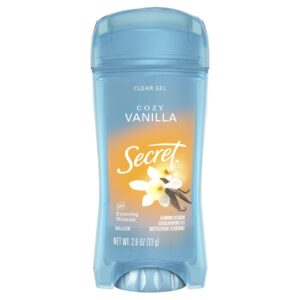 Secret Fresh Clear Gel Antiperspirant Deodorant for Women, Cozy Vanilla Scent, 2.6 oz - Image 8