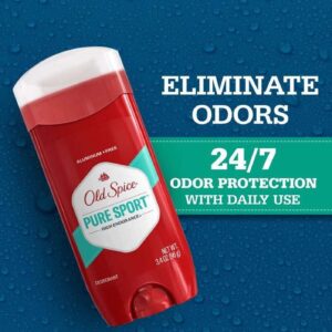 Old Spice Aluminum Free Men's Deodorant, High Endurance Pure Sport, 3.4 oz - Image 3