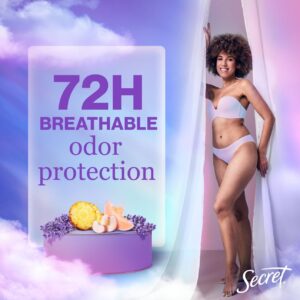 Secret Fresh Clear Gel Antiperspirant Deodorant for Women, Lavender, 2.6 oz - Image 5